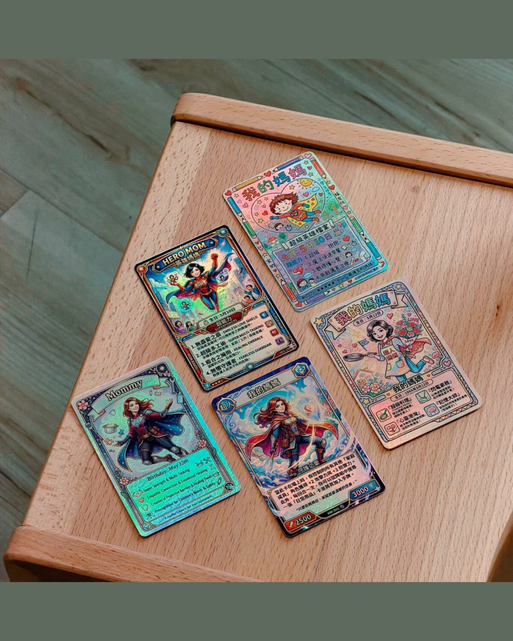 英雄媽媽遊戲卡設計比賽
