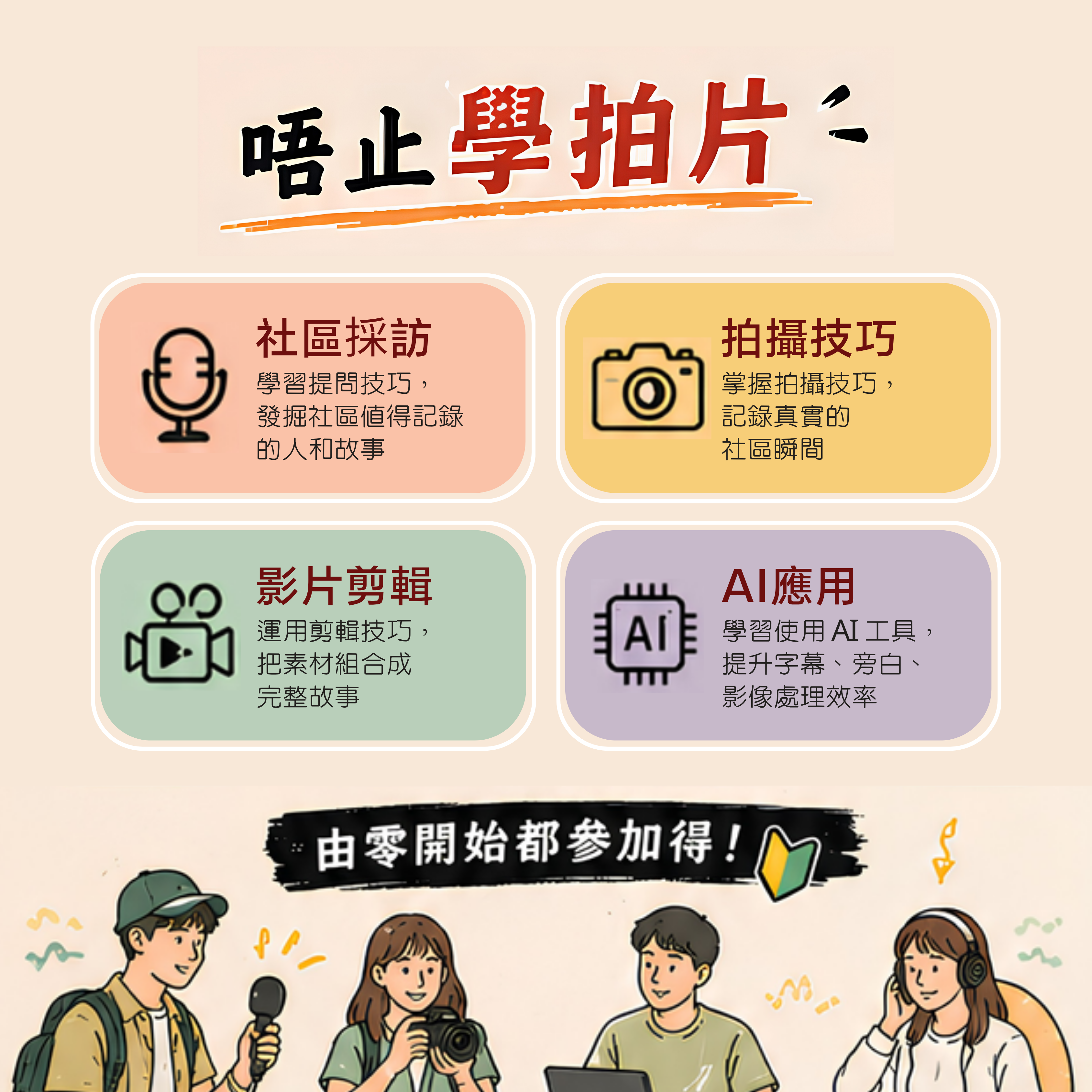 社區紀錄片製作課程